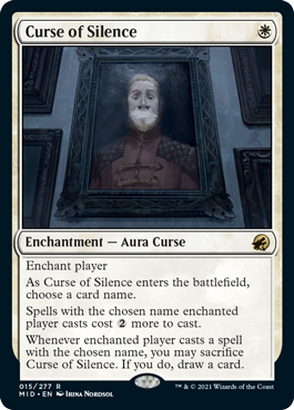 [015]【EN】静寂の呪い/Curse of Silence【MID】[R][白]