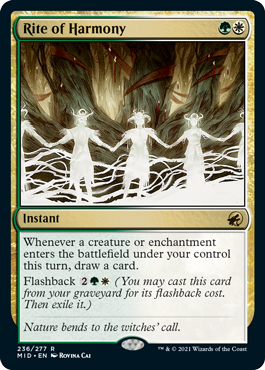 [236]【EN】【FOIL】調和の儀式/Rite of Harmony【MID】[R][多色]