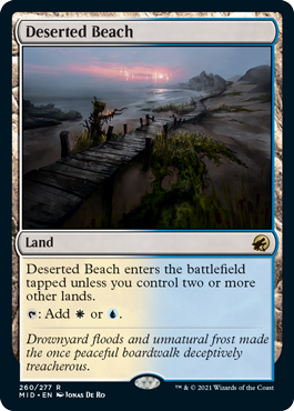 [260]【EN】【FOIL】さびれた浜/Deserted Beach【MID】[R][土地]