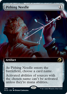 [378]【EN】■拡張アート■真髄の針/Pithing Needle【MID】[R][茶]
