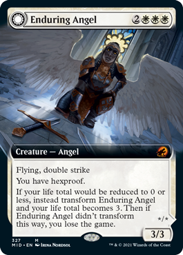 [327]【EN】【FOIL】■拡張アート■不朽の天使/Enduring Angel【MID】[M][白]