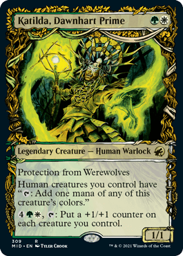 [309]【EN】【FOIL】■ショーケース■ドーンハルトの主導者、カティルダ/Katilda, Dawnhart Prime【MID】[R][多色]