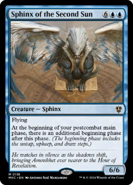 [118]【EN】副陽のスフィンクス/Sphinx of the Second Sun【MKC】[M][青]