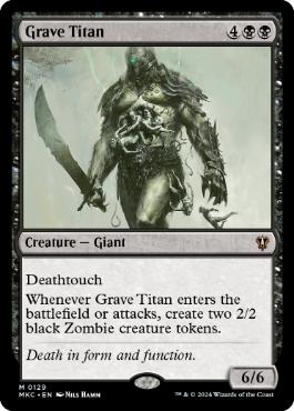 [129]【EN】墓所のタイタン/Grave Titan【MKC】[M][黒]