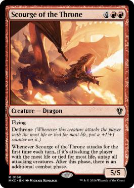 [160]【EN】玉座の災い魔/Scourge of the Throne【MKC】[R][赤]