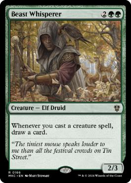 [166]【EN】獣に囁く者/Beast Whisperer【MKC】[R][緑]