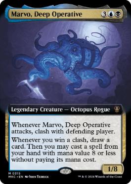 [315]【EN】■拡張アート■深海の調査員、モルヴォ/Marvo, Deep Operative【MKC】[M][多色]
