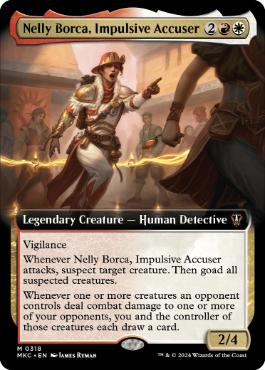 [318]【EN】【FOIL】■拡張アート■衝動的な告発人、ネリー・ボルカ/Nelly Borca, Impulsive Accuser【MKC】[M][多色]