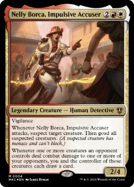 [004]【EN】【FOIL】衝動的な告発人、ネリー・ボルカ/Nelly Borca, Impulsive Accuser【MKC】[M][多色]