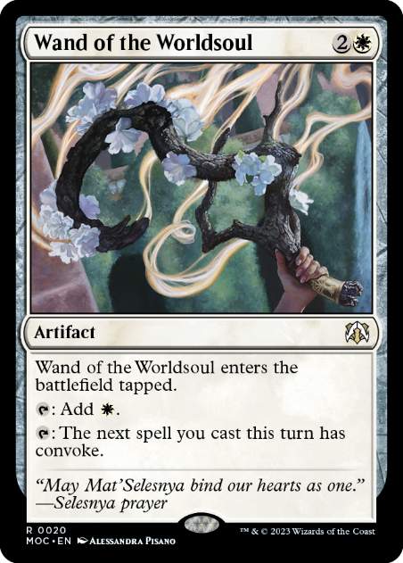 [020]【EN】世界魂の杖/Wand of the Worldsoul【MOC】[R][白]