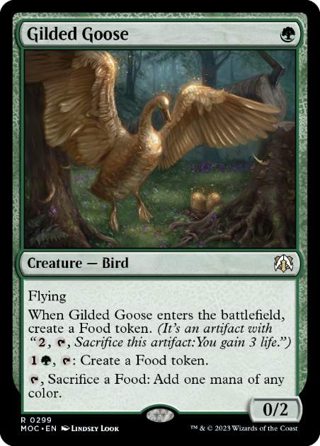 [299]【EN】金のガチョウ/Gilded Goose【MOC】[R][緑]