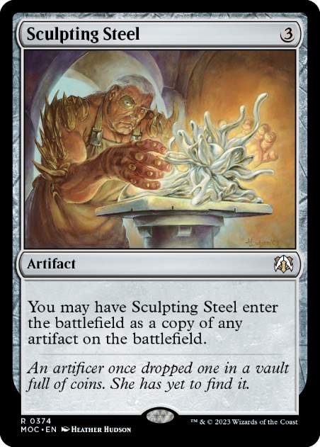 [374]【EN】彫り込み鋼/Sculpting Steel【MOC】[R][茶]