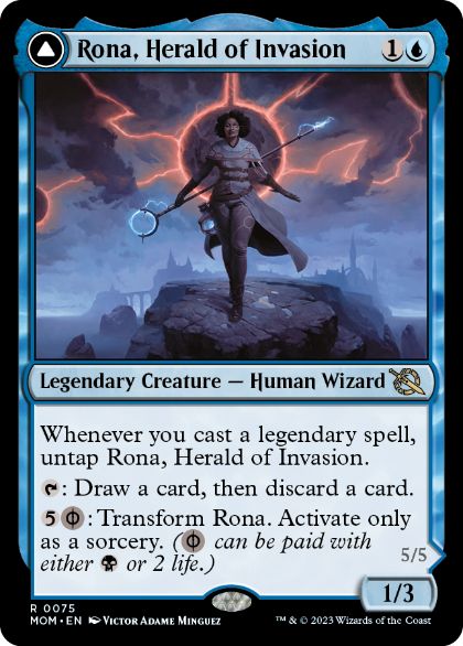 [075]【EN】侵攻の伝令、ローナ/Rona, Herald of Invasion【MOM】[R][青]