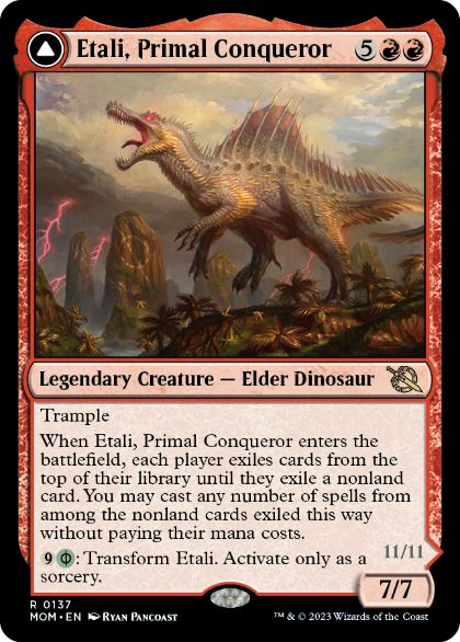 [137]【EN】原初の征服者、エターリ/Etali, Primal Conqueror【MOM】[R][赤]