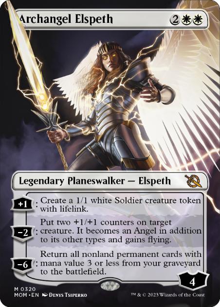 [320]【EN】■ボーダーレス■大天使エルズペス/Archangel Elspeth【MOM】[M][白]