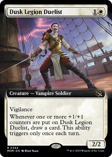 [344]【EN】■拡張アート■薄暮軍団の決闘者/Dusk Legion Duelist【MOM】[R][白]