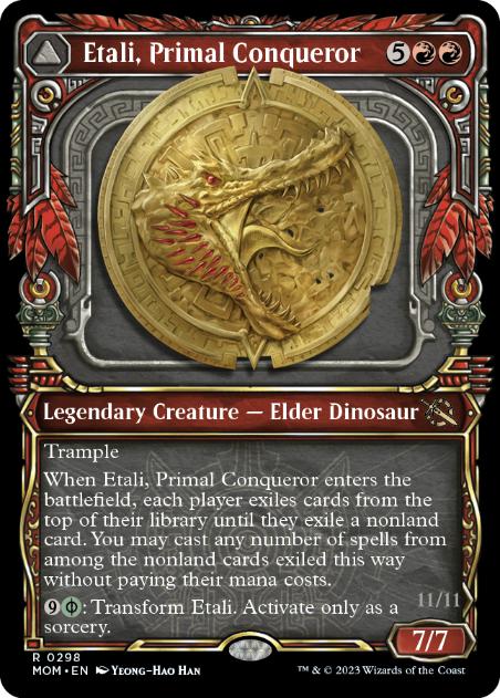 [298]【EN】■ショーケース■原初の征服者、エターリ/Etali, Primal Conqueror【MOM】[R][赤]