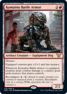 [021]【EN】狛犬の戦鎧/Komainu Battle Armor【NEC】[R][赤]