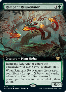 [070]【EN】■拡張アート■荒ぶる再生者/Rampant Rejuvenator【NEC】[R][緑]