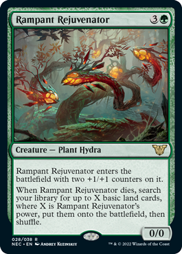 [028]【EN】荒ぶる再生者/Rampant Rejuvenator【NEC】[R][緑]