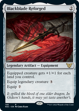 [146]【EN】再鍛の黒き剣/Blackblade Reforged【NEC】[R][茶]
