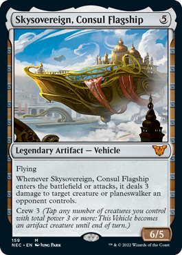 [159]【EN】領事の旗艦、スカイソブリン/Skysovereign, Consul Flagship【NEC】[M][茶]