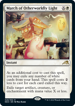 [028]【EN】【FOIL】冥途灯りの行進/March of Otherworldly Light【NEO】[R][白]