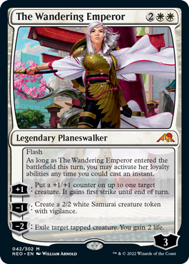 [042]【EN】【FOIL】放浪皇/The Wandering Emperor【NEO】[M][白]