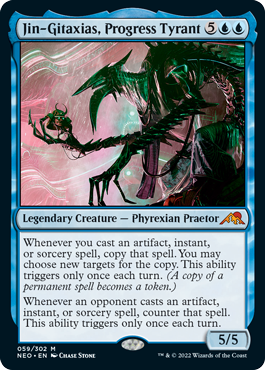 [059]【EN】【FOIL】発展の暴君、ジン＝ギタクシアス/Jin-Gitaxias, Progress Tyrant【NEO】[M][青]