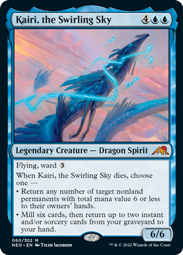 [060]【EN】【FOIL】渦巻く空、開璃/Kairi, the Swirling Sky【NEO】[M][青]