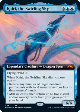 [446]【EN】■拡張アート■渦巻く空、開璃/Kairi, the Swirling Sky【NEO】[M][青]