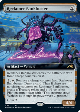 [499]【EN】■拡張アート■勢団の銀行破り/Reckoner Bankbuster【NEO】[R][茶]