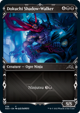 [453]【EN】【FOIL】■拡張アート■鬼の刃/Blade of the Oni【NEO】[M][黒]