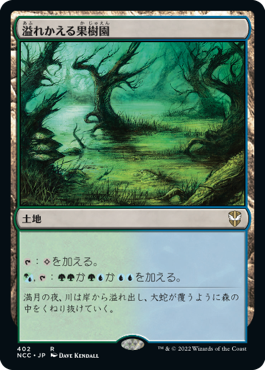[402]【JP】溢れかえる果樹園/Flooded Grove【NCC】[R][土地]