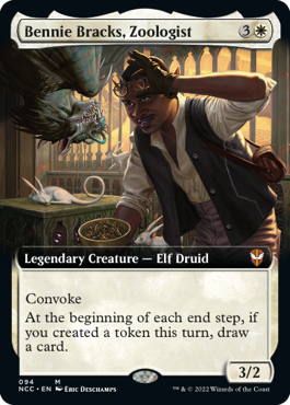 [094]【EN】【FOIL】■拡張アート■動物学者、ベニー・ブラックス/Bennie Bracks, Zoologist【NCC】[M][白]
