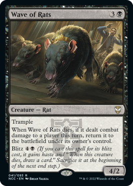 [041]【EN】押し寄せるネズミ/Wave of Rats【NCC】[R][黒]