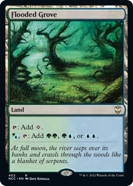 [402]【EN】溢れかえる果樹園/Flooded Grove【NCC】[R][土地]