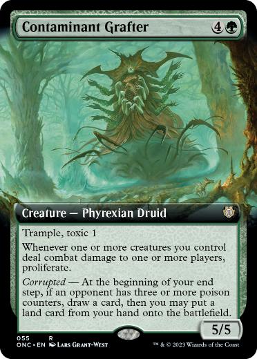 [055]【EN】■拡張アート■汚染を継ぐもの/Contaminant Grafter【ONC】[R][緑]