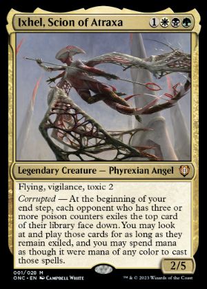 [001]【EN】アトラクサの後継、イクセル/Ixhel, Scion of Atraxa【ONC】[M][多色]