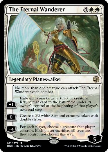 [011]【EN】【FOIL】永遠の放浪者/The Eternal Wanderer【ONE】[R][白]