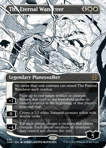[335]【EN】【FOIL】■ボーダーレス■永遠の放浪者/The Eternal Wanderer【ONE】[R][白]