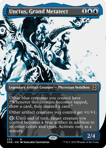 [433]【EN】【S&CFOIL】■ボーダーレス■大変成家、アンクタス/Unctus, Grand Metatect【ONE】[R][青]