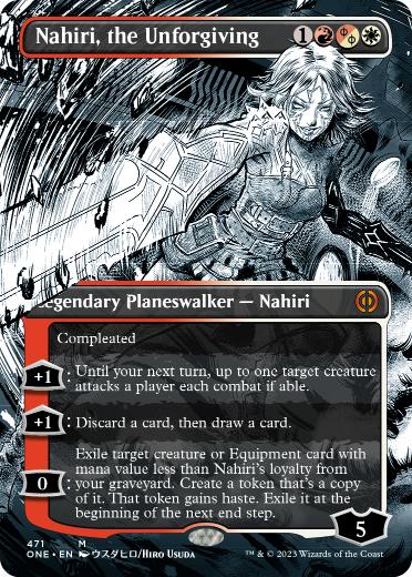 [471]【EN】【S&CFOIL】■ボーダーレス■慈悲無き者、ナヒリ/Nahiri, the Unforgiving【ONE】[M][多色]