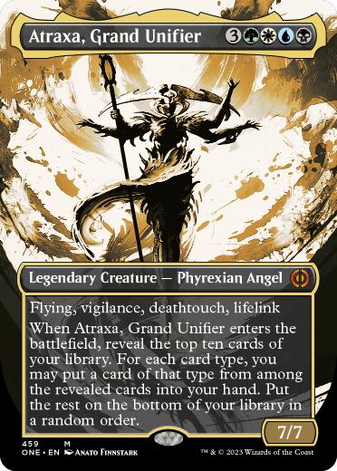 [459]【EN】【S&CFOIL】■ボーダーレス■偉大なる統一者、アトラクサ/Atraxa, Grand Unifier【ONE】[M][多色]