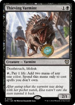 [023]【EN】泥棒の匪獣/Thieving Varmint【OTC】[R][黒]