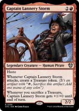 [158]【EN】風雲船長ラネリー/Captain Lannery Storm【OTC】[R][赤]