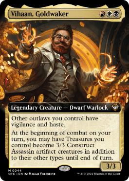 [044]【EN】【FOIL】■拡張アート■金起こし、ヴィハーン/Vihaan, Goldwaker【OTC】[M][多色]