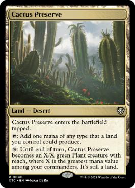 [040]【EN】サボテン保護区/Cactus Preserve【OTC】[R][土地]
