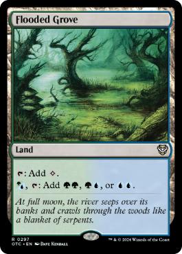 [297]【EN】溢れかえる果樹園/Flooded Grove【OTC】[R][土地]