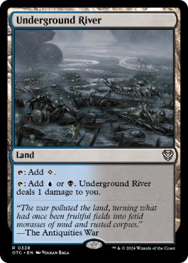 [338]【EN】地底の大河/Underground River【OTC】[R][土地]